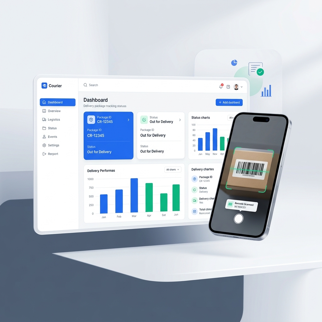 Courier SaaS — Plataforma Logística y Modo Escáner Móvil